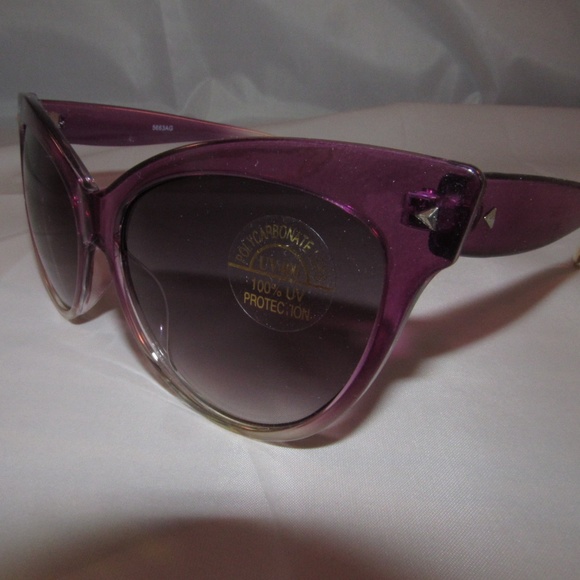 Ladies Cat Eye Sunglasses Foxy Classic Eye wear - Picture 3 of 6